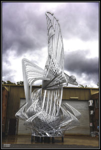 "Uniting A Nation" 95% completed, 15 metres high, aluminium
