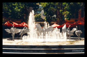 "Dancing Brolga Fountain"