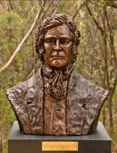 "Wentworth" Life size bust, cast bronze