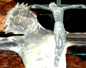 "Corpus" Life size, water clear polyurethane. Purchased by Holy Chapel Marayong
