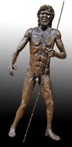 “Convict Memorial” Older Aboriginal, cast bronze 1 ½ life size