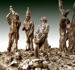 Original maquette for “Road Builders Memorial”