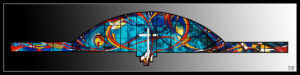 Stained Glass, 15 Metres W x 4 Metres H, Uniting Church, Galston