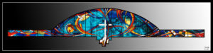 Stained Glass, 15 Metres W x 4 Metres H, Uniting Church, Galston